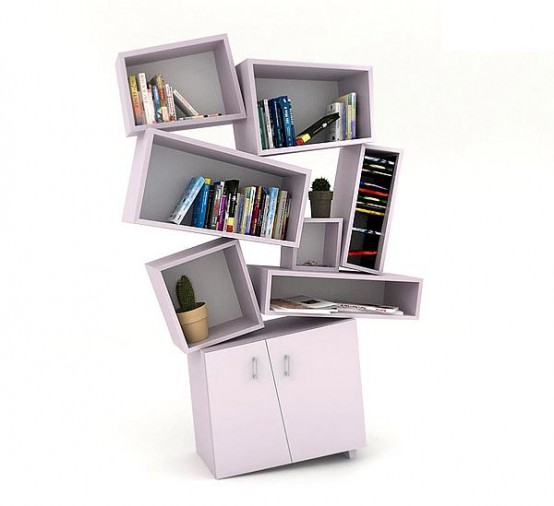Tectonic Bookcase By The Young Ossetian Designer
