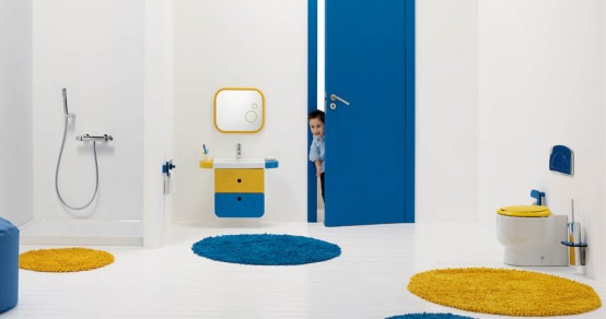 Cool Kids Bathroom Design – Wckids by Sanindusa