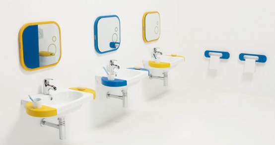 Bright And Funny Kids Bathroom Design Wckids By Sanindusa