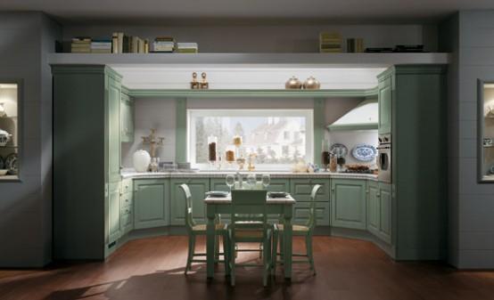 Elegant and Cozy Classic Kitchens – Absolute Classic by Scavolini