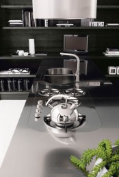 Contemporary Black And White Kitchen Asia By Futura Cucine