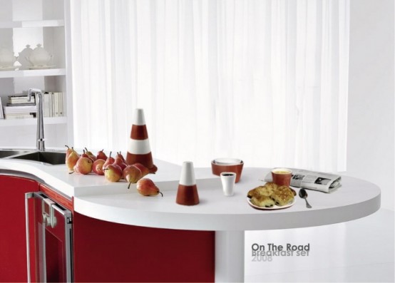 Cool And Functional Breakfast Set On The Road By Pierre Lescop