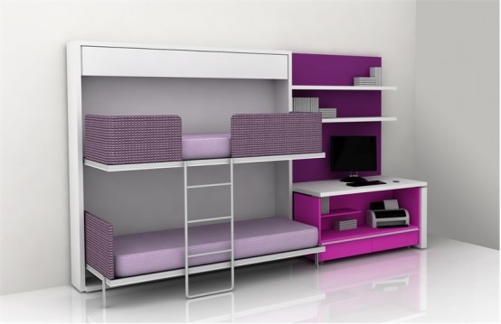 Cool Teen Room Furniture For Small Bedroom by Clei