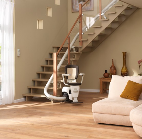 Curved Stair Lift  – Sinor By ThyssenKrupp Monolift