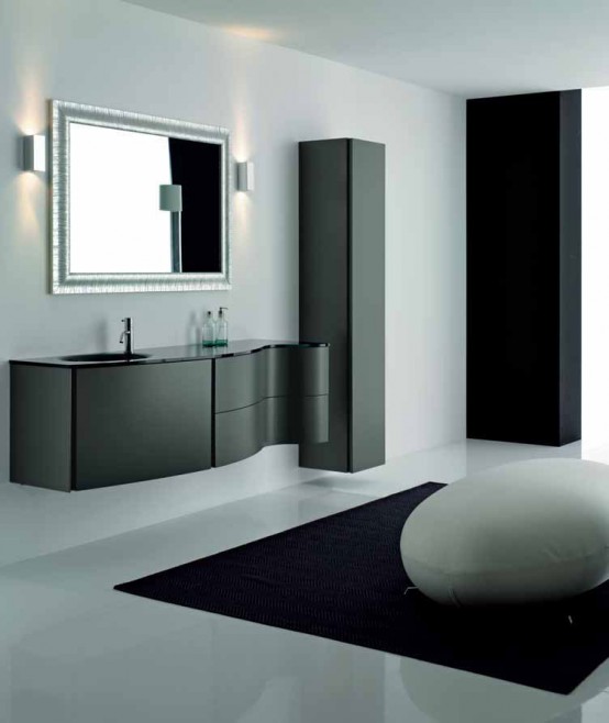 Elegant Black Bathroom Cabinets – Max from Novello