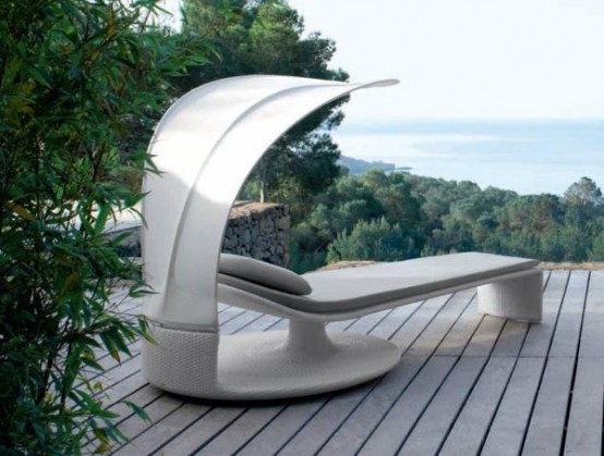 Elegant Outdoor Chaise Lounge – Summer Cloud By Dedon