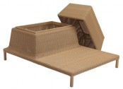 Fatback Sunlounger With Storage Basket