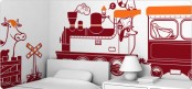 Giant Wall Sticker Sets For Cool Kids Room By E Glue