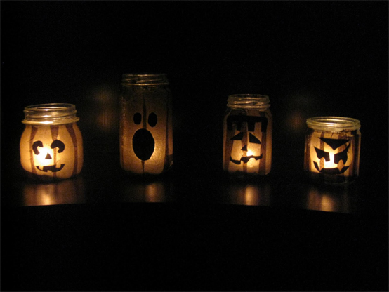 Glowing Jack O Lanterns