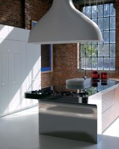 Modern Kitchen With Original Finish Mesa By Schiffini