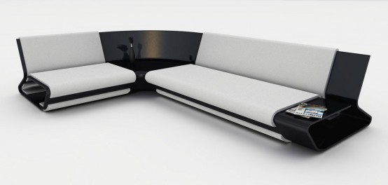 Modern Modular Sofa – Slim by Stephane Perruchon