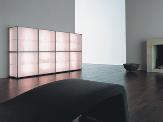 Modern Storage Cabinets with Cool Illumination – Eo by Interluebke