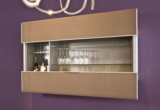 Modern Wall Mounted Sideboard   Levo From Accente