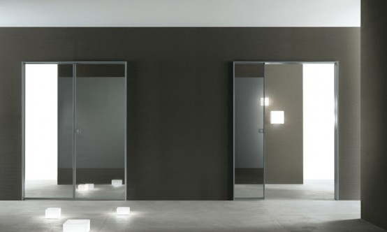 Modern Interior Glass Doors Spin By Rimadesio