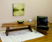 Natural Wood Furniture For Original Contemporary Room Design