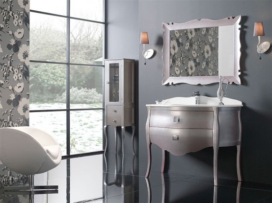 Neoclassic Furniture for Elegant Bathroom Interior Design – Paris by Macral