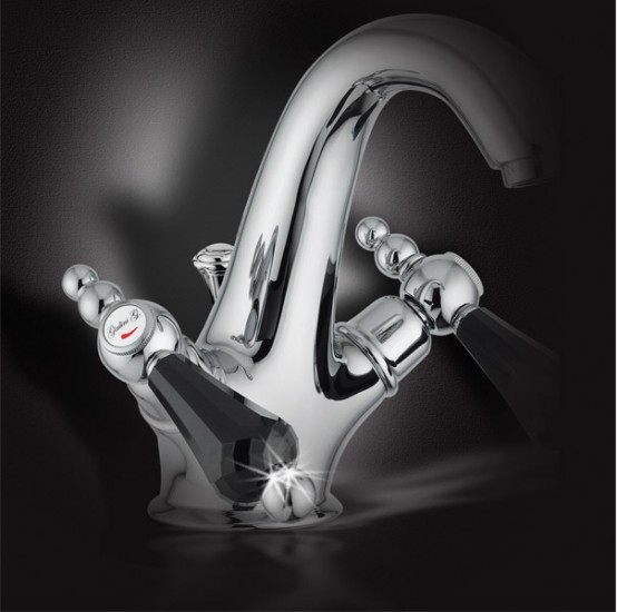 New Bathroom Faucets With Swarovsky Crysyal – Crystal by Giulini G.