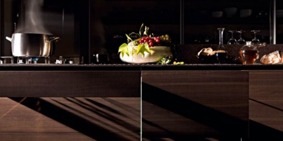 New Wooden Kitchen With Natural Finish Noce Tattile By Valcucine