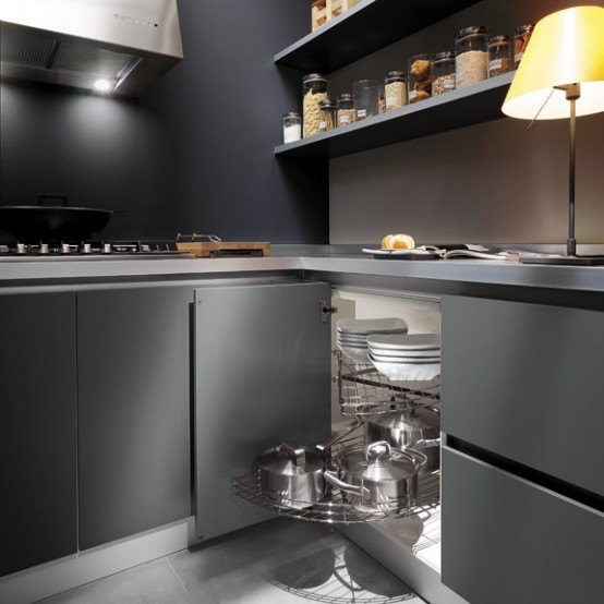 Stylish Grey Kitchen Inspiration By Ernestomeda