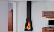Stylish Black Fireplaces By Rocal