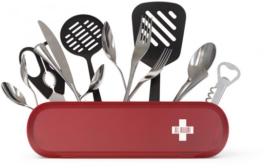 Swissarmius Cutlery Holder That Could Organize Your Kitchen Tools
