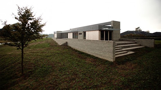 A Single-Family House Overlooking Fields and Fyn Beech Forest