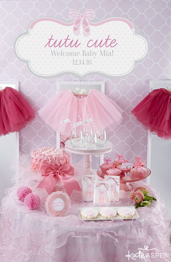 Adorable girl baby shower decor ideas youll like  15