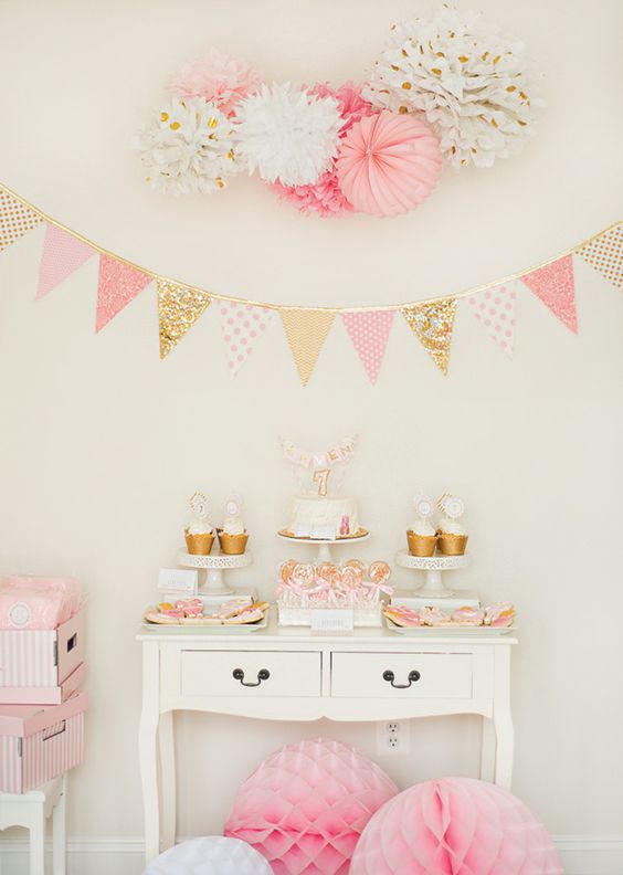 Adorable girl baby shower decor ideas youll like  3
