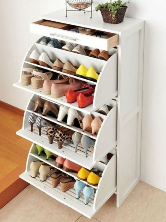 Adorably practical ideas to organize shoes in your home  10