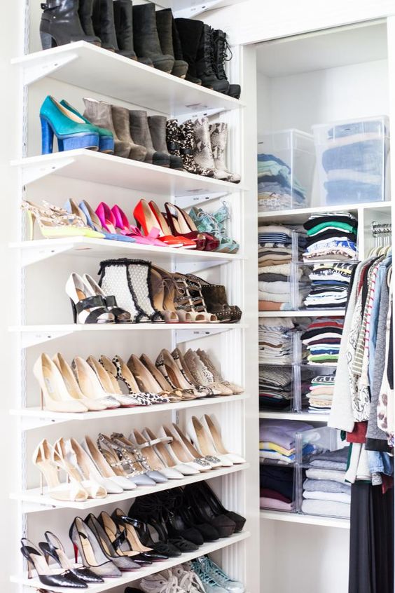 Adorably practical ideas to organize shoes in your home  27