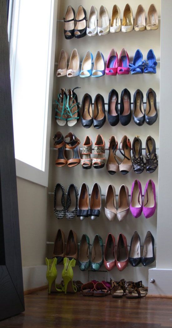 Adorably practical ideas to organize shoes in your home  7