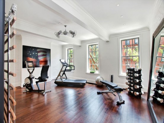 58 Well Equipped Home Gym Design Ideas