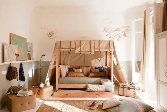 Amazing Kid's Room Design In Calm Shades