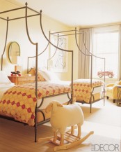 An Apartment’s Kids Bedroom With The Loire Canopy Beds