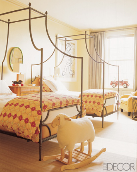 An Apartment's Kids Bedroom With The Loire Canopy Beds