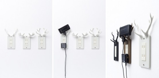 Outlets with Antlers by Nendo