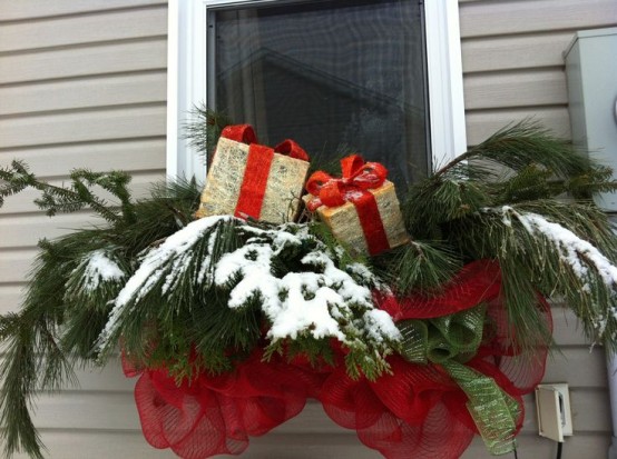 Don't forget, you can decorate your windows outside too.