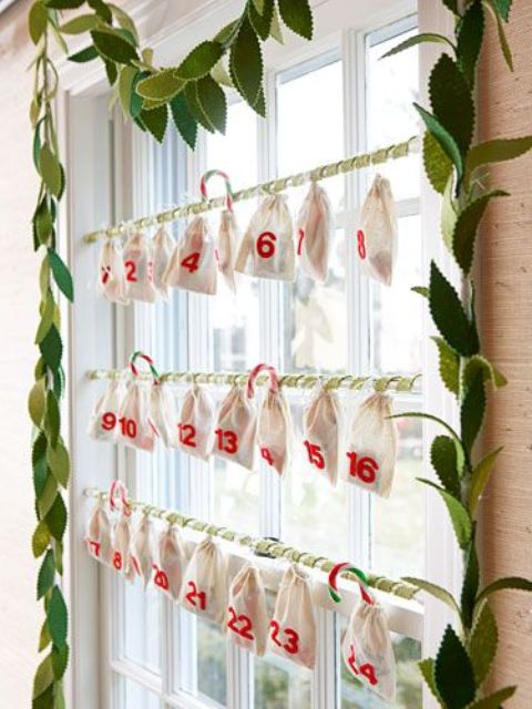 Turn your window into an awesome advent calendar. That will make the waiting much more fun.