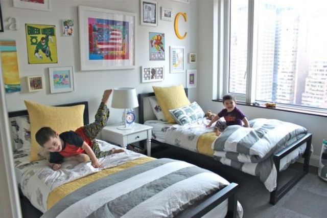 Awesome shared boys room designs to try  10