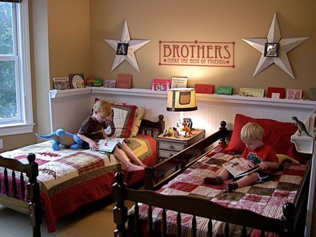Awesome shared boys room designs to try  13