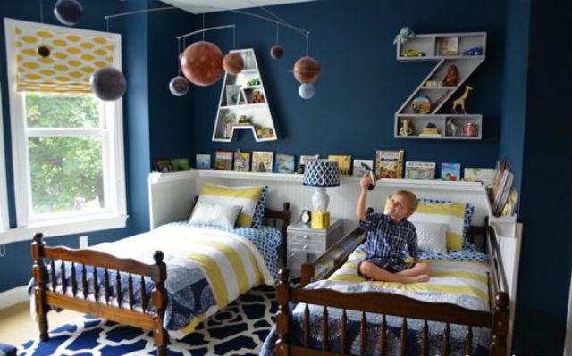 Awesome shared boys room designs to try  14