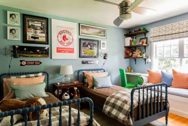Awesome shared boys room designs to try  7