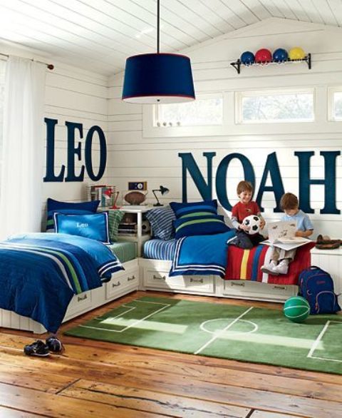 Awesome shared boys room designs to try  9