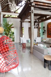 Bali House In Colonial And Pop Art Style