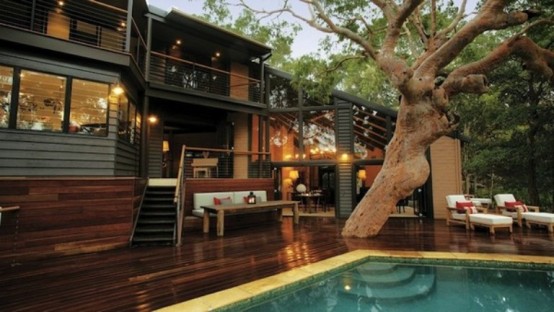 Beach Retreat For Relaxation In A Eucalypti Wood