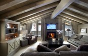 Beautiful Alps Chalet In White Pearl Shades