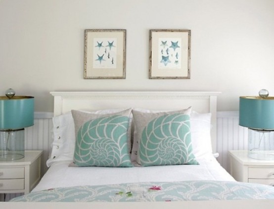 Seashells pattern is perfect for pillows.