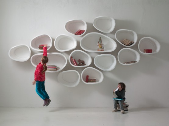 Beauty In Imperfections: Organically-Shaped Favo Shelf System