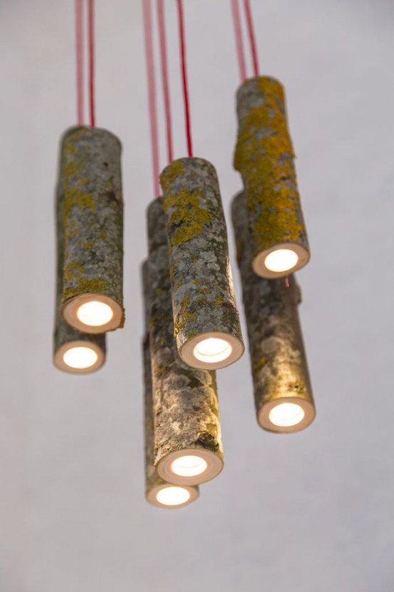 Bio Mass Lights Made From Real Tree Branches