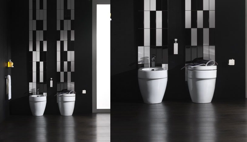 Black And White Bathroom Design